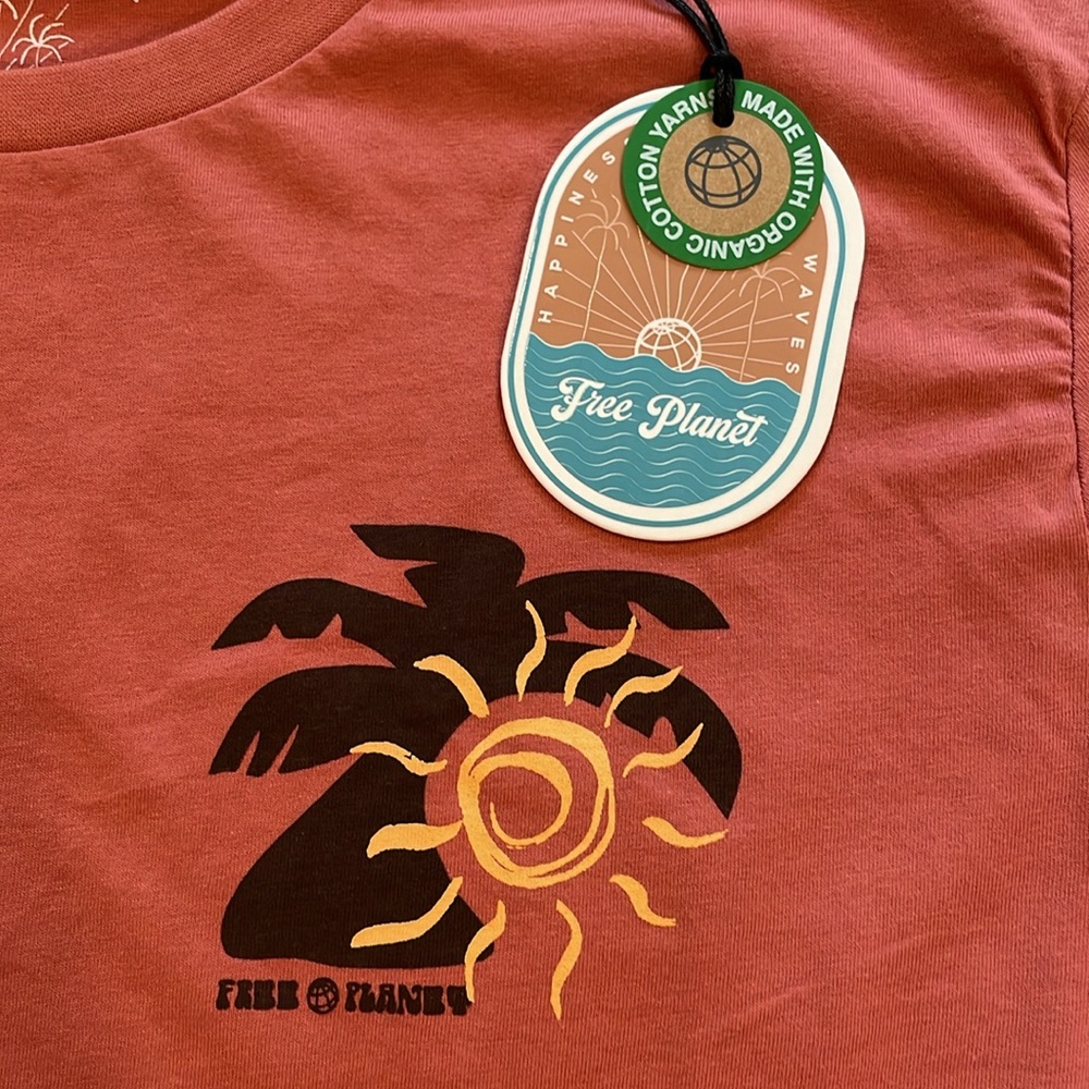 Free Planet Organic Cotton Men’s T-Shirt - Picture 3 of 7